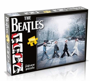 Beatles The - Christmas Abbey Road Puzzle (1000) ryhmässä Minishops / Beatles @ Bengans Skivbutik AB (4099764)