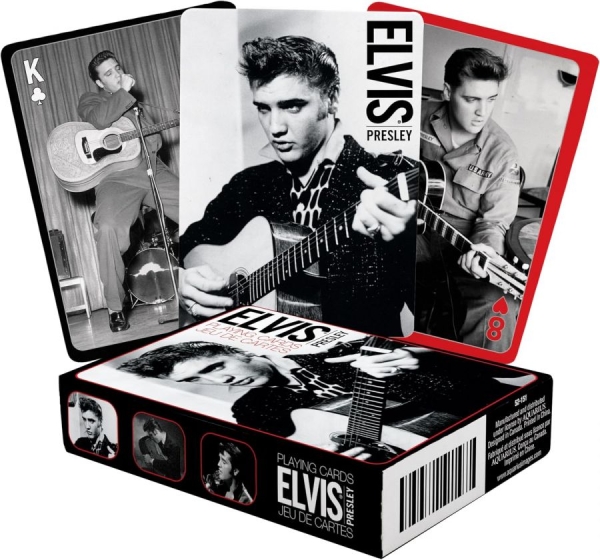 Presley Elvis - Playing Cards (6.5 Cm X 1.75 Cm X 9 ryhmässä ME SUOSITTELEMME / Perjantain julkaisut / 2026-06-19 @ Bengans Skivbutik AB (4113956)
