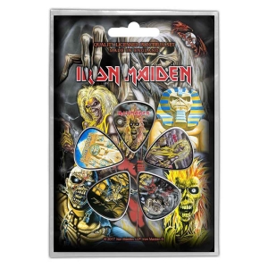Iron Maiden - Early Albums Plectrum Pack ryhmässä Minishops / Iron Maiden @ Bengans Skivbutik AB (4116561)