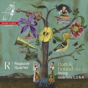 Béla Bartók - Bartók Bound, Vol. 1 - String Quart ryhmässä CD @ Bengans Skivbutik AB (4120164)
