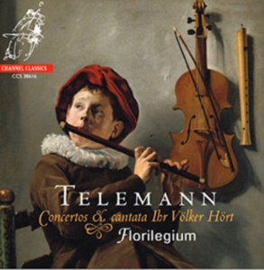 Telemann G P - Concertos & Cantata Ihr Völker Hört ryhmässä CD @ Bengans Skivbutik AB (4120318)
