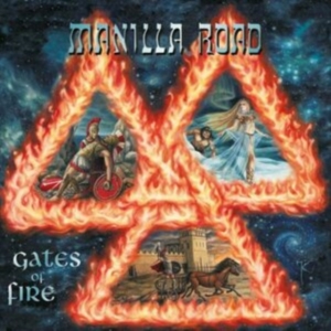 Manilla Road - Gates Of Fire (Blue/Red/Yellow Spla ryhmässä VINYYLI @ Bengans Skivbutik AB (4132263)