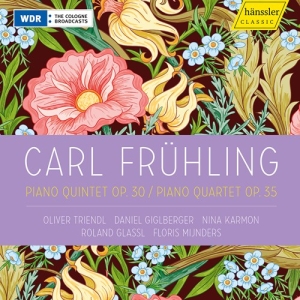 Fruhling Carl - Piano Quintet, Op. 30, Piano Quarte ryhmässä CD @ Bengans Skivbutik AB (4132934)