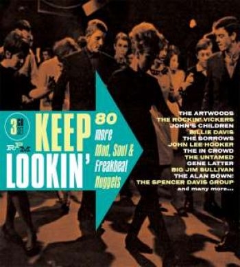 Various Artists - Keep Lookin' - 80 More Mod, Soul & ryhmässä CD / Myydyimmät @ Bengans Skivbutik AB (4139749)