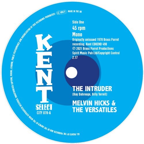 Melvin Hicks & The Versatiles / Pin - Intruder / Just Outside Of Lonely ryhmässä VINYYLI / RNB, Disco & Soul @ Bengans Skivbutik AB (4142421)
