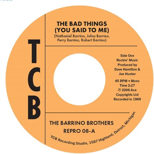 Barrino Brothers - Bad Things (You Said To Me) ryhmässä VINYYLI / Myydyimmät @ Bengans Skivbutik AB (4142427)