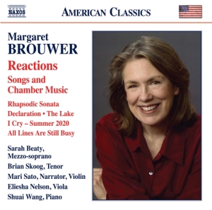 Brouwer Margaret - Reactions - Songs & Chamber Music ryhmässä CD @ Bengans Skivbutik AB (4143321)