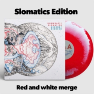 Domkraft / Slomatics - Ascend / Descend (Red/White Vinyl L ryhmässä VINYYLI @ Bengans Skivbutik AB (4145664)