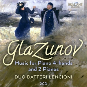 Glazunov Alexander Kostantinovich - Music For Piano 4-Hands & 2 Pianos ryhmässä CD @ Bengans Skivbutik AB (4156881)