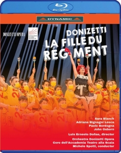 Donizetti Gaetano - La Fille Du Regiment (Bluray) ryhmässä Musiikki / Musiikki Blu-Ray / Klassiskt @ Bengans Skivbutik AB (4163987)