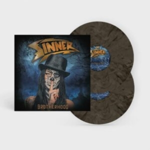 Sinner - Brotherhood (Clear/White/Black Marb ryhmässä VINYYLI @ Bengans Skivbutik AB (4165613)