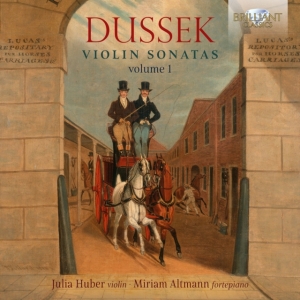 Dussek Johann Ladislaus - 25 Violin Sonatas, Vol. 1 ryhmässä CD @ Bengans Skivbutik AB (4171921)