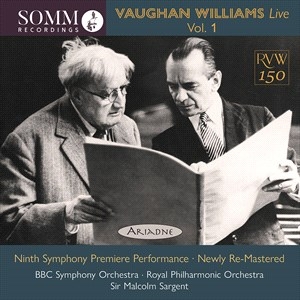 Vaughan Williams Ralph - Vaughan Williams Live Vol. 1 ryhmässä CD @ Bengans Skivbutik AB (4171938)