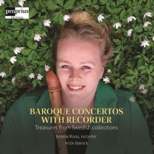 Emelie Roos & Höör Barock - Baroque Concertos With Recorder - T ryhmässä CD @ Bengans Skivbutik AB (4172573)