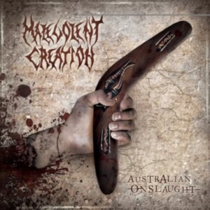 Malevolent Creation - Australian Onslaught (Yellow Vinyl ryhmässä VINYYLI @ Bengans Skivbutik AB (4174897)