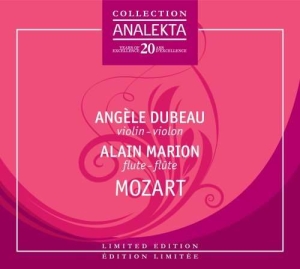 Mozart W A - Works For Violin And Flute ryhmässä CD @ Bengans Skivbutik AB (4175390)