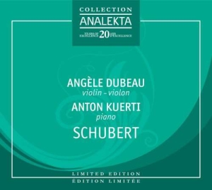 Schubert Franz - Three Sonatas For Violin And Piano ryhmässä CD @ Bengans Skivbutik AB (4175394)