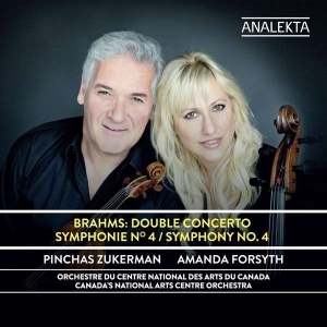Zukerman Pinchas Forsyth Amanda - Brahms: Double Concerto / Symphony ryhmässä CD @ Bengans Skivbutik AB (4176114)