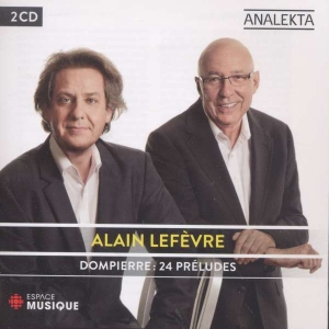 Lefèvre Alain - Dompierre: 24 Preludes ryhmässä CD @ Bengans Skivbutik AB (4176182)