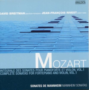Rivest Jean-Francois Breitman Da - Mozart: Complete Sonatas For Fortep ryhmässä CD @ Bengans Skivbutik AB (4176337)