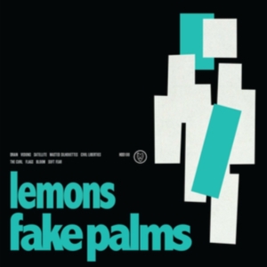 Fake Palms - Lemons (Aqua Blue & Black Swirl Vin ryhmässä VINYYLI @ Bengans Skivbutik AB (4177064)
