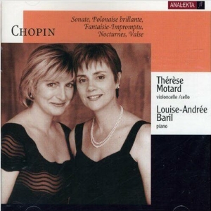 Motard Thérèse Baril Louise-Andr - Chopin: Works For Cello & Piano ryhmässä CD @ Bengans Skivbutik AB (4178093)