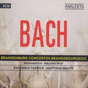 Ensemble Caprice - J.S. Bach: Brandenburg Concertos ryhmässä CD @ Bengans Skivbutik AB (4178165)
