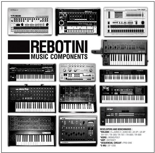 Rebotini Arnaud - Music Components ryhmässä VINYYLI / Myydyimmät @ Bengans Skivbutik AB (4181063)