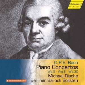 Bach Carl Philipp Emanuel - Piano Concertos Wq.5, Wq.8, & Wq.30 ryhmässä CD @ Bengans Skivbutik AB (4181454)