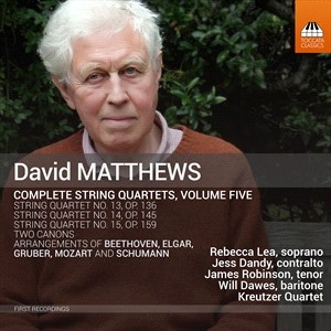 Matthews David - Complete String Quartets, Vol. 5 ryhmässä CD @ Bengans Skivbutik AB (4181566)