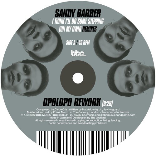 Barber Sandy - I Think I'll Do Some Stepping (On M ryhmässä VINYYLI / Hip Hop @ Bengans Skivbutik AB (4182244)