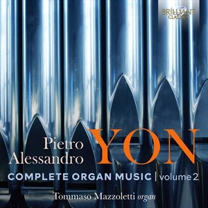 Yon Pietro - Complete Organ Music, Vol. 2 ryhmässä CD @ Bengans Skivbutik AB (4183344)
