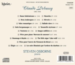 Debussy Claude - Early And Late Piano Pieces ryhmässä CD @ Bengans Skivbutik AB (4184325)