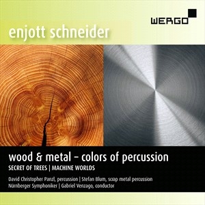 Schneider Enjott - Wood & Metal – Colors Of Percussion ryhmässä CD @ Bengans Skivbutik AB (4187372)