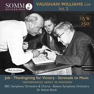 Vaughan Williams Ralph - Live, Vol. 2 ryhmässä CD @ Bengans Skivbutik AB (4189282)