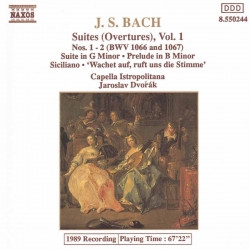 Bach Johann Sebastian - Suites Overtures Vol. 1 ryhmässä CD @ Bengans Skivbutik AB (4189776)