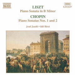 Franz Liszt Frédéric Chopin - Piano Sonata In B Minor, Piano Sona ryhmässä Externt_Lager / Naxoslager @ Bengans Skivbutik AB (4189786)