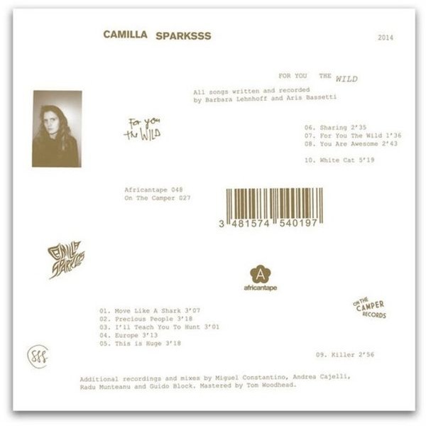Camilla Sparksss - For You The Wild ryhmässä CD / Pop @ Bengans Skivbutik AB (4190340)