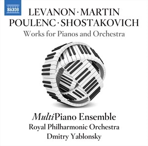 Various - Levanon, Martin, Poulenc & Shostako ryhmässä CD @ Bengans Skivbutik AB (4192108)