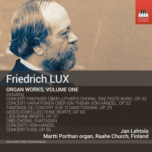 Lux Friedrich - Complete Works For Organ, Vol. 1 ryhmässä CD @ Bengans Skivbutik AB (4192657)