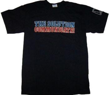 Solution The - T/S Communicate! (Xl) ryhmässä Minishops / The Solution @ Bengans Skivbutik AB (4192877)