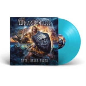 White Skull - Metal Never Rusts (Curacao Vinyl Lp ryhmässä VINYYLI @ Bengans Skivbutik AB (4194233)