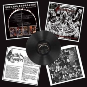 Hellish Crossfire - Slaves Of The Burning Pentagram (Vi ryhmässä VINYYLI @ Bengans Skivbutik AB (4206558)