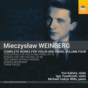 Weinberg Mieczyslaw - Complete Works For Violin & Piano, ryhmässä CD @ Bengans Skivbutik AB (4208913)