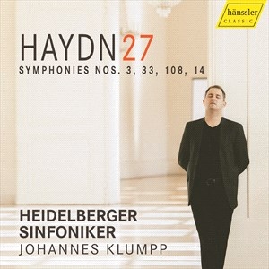 Haydn Franz Joseph - Haydn 27 - Symphonies Nos. 3, 33, 1 ryhmässä CD @ Bengans Skivbutik AB (4208950)