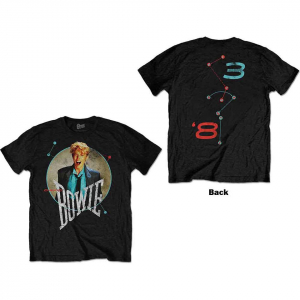 David Bowie - Unisex T-Shirt: Circle Scream (Back Prin ryhmässä MERCH @ Bengans Skivbutik AB (4212267r)