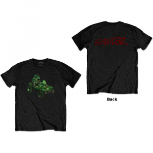 Gorillaz - Unisex T-Shirt: Group Green Geep (Back P ryhmässä Minishops / Gorillaz @ Bengans Skivbutik AB (4212477r)