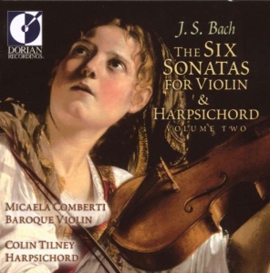 Comberti Micaela Tiney Colin - Bach: Violin Sonatas Vol 2 ryhmässä CD @ Bengans Skivbutik AB (4212812)