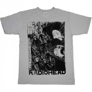 Radiohead - Scribble Uni Grey T-Shirt ryhmässä MERCH @ Bengans Skivbutik AB (4213297r)