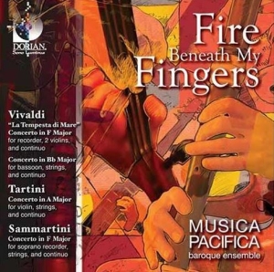 Musica Pacifica - Fire Beneath My Fingers ryhmässä CD @ Bengans Skivbutik AB (4213456)